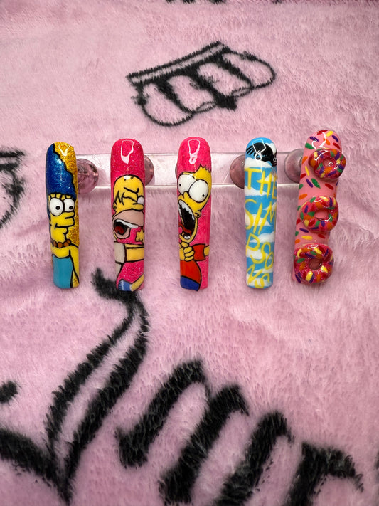 The Simpsons Nails