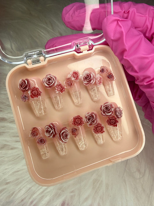 Rośe Romance - Glass Inspired