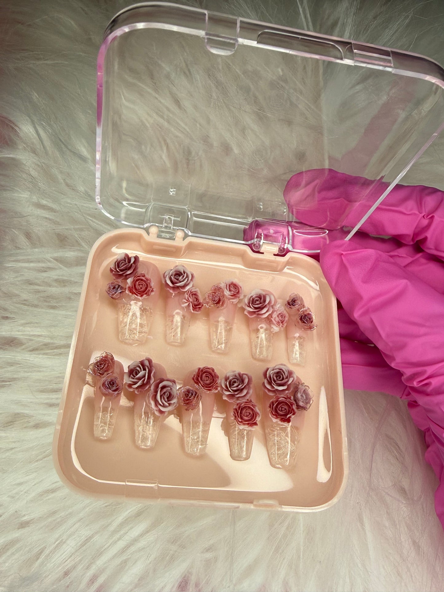 Rośe Romance - Glass Inspired