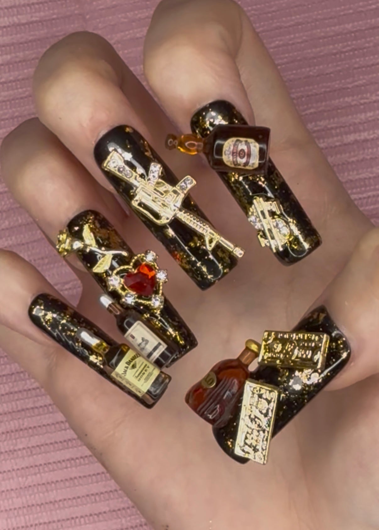 Glam Gangsta Nails