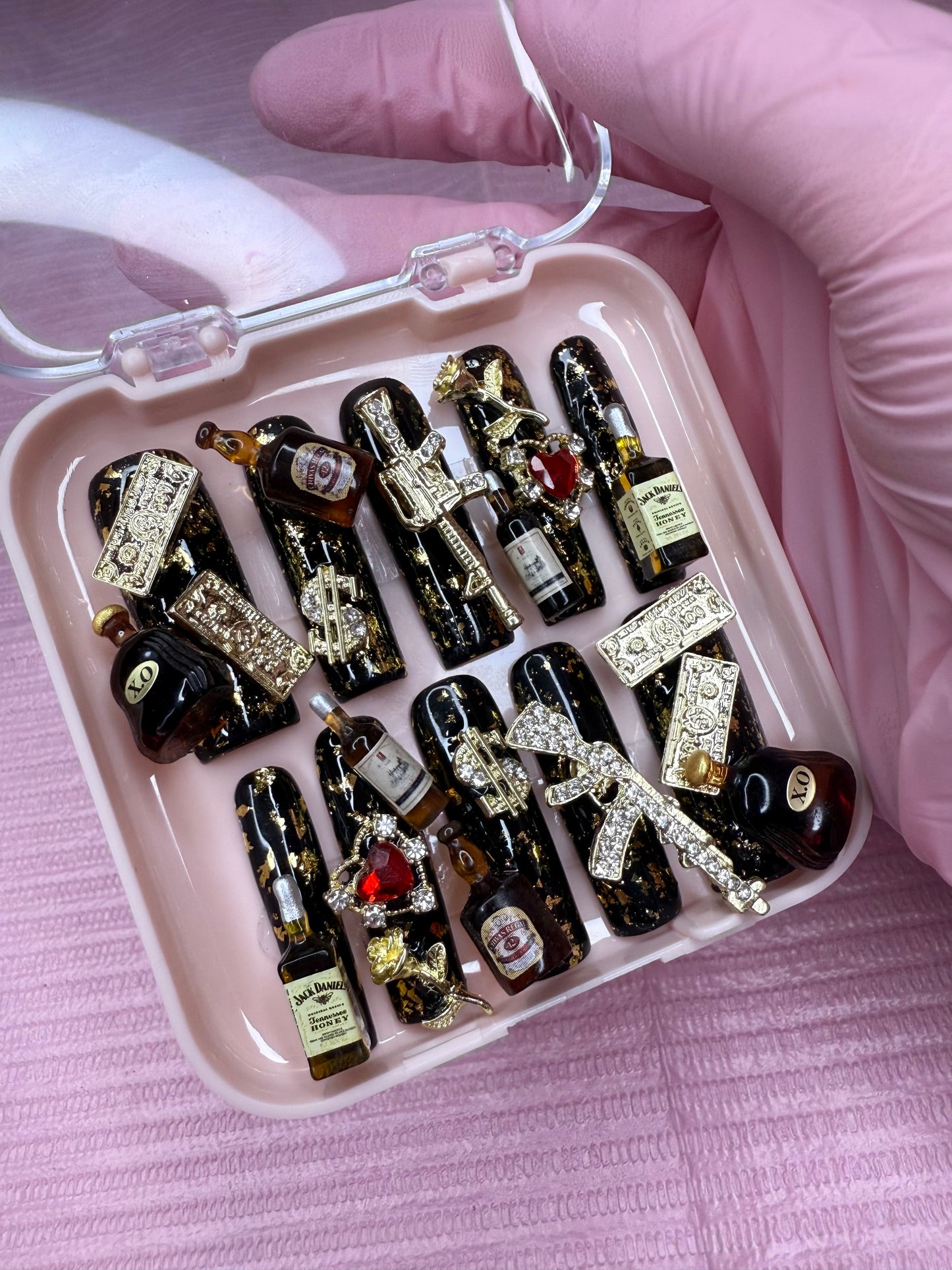 Glam Gangsta Nails
