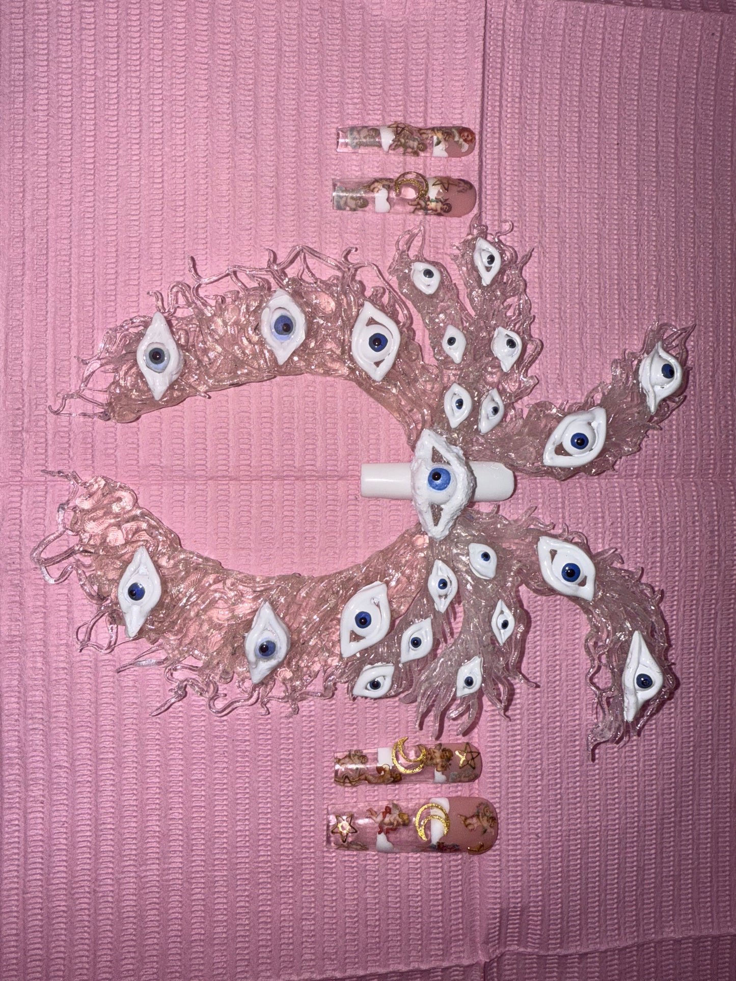 Celestial Angel Sculpture Nails
