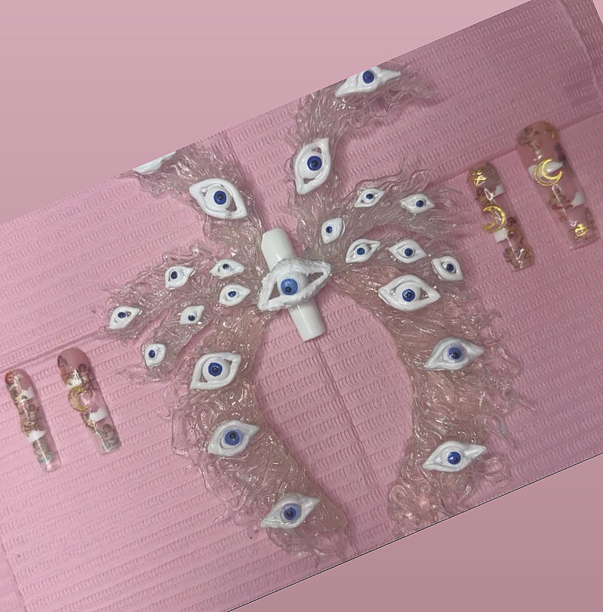 Celestial Angel Sculpture Nails